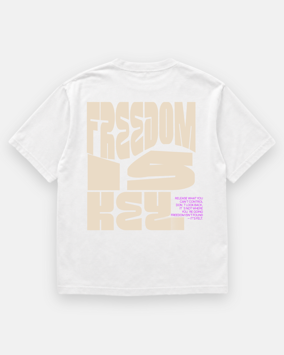 FREEDOM IS KEY Oversized Shirt