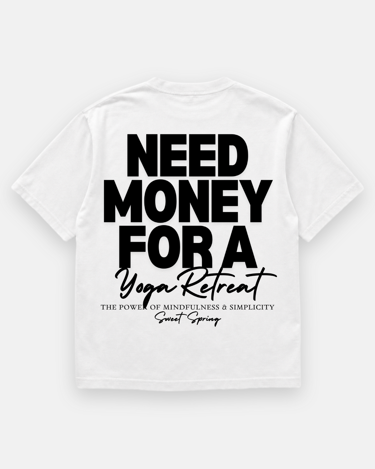 NEED MONEY Oversized Shirt