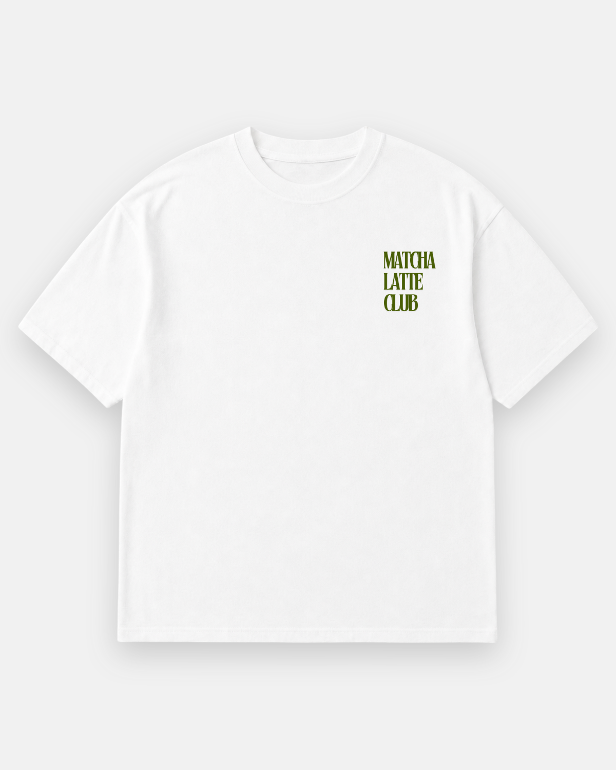 MATCHA LATTE Oversized Shirt