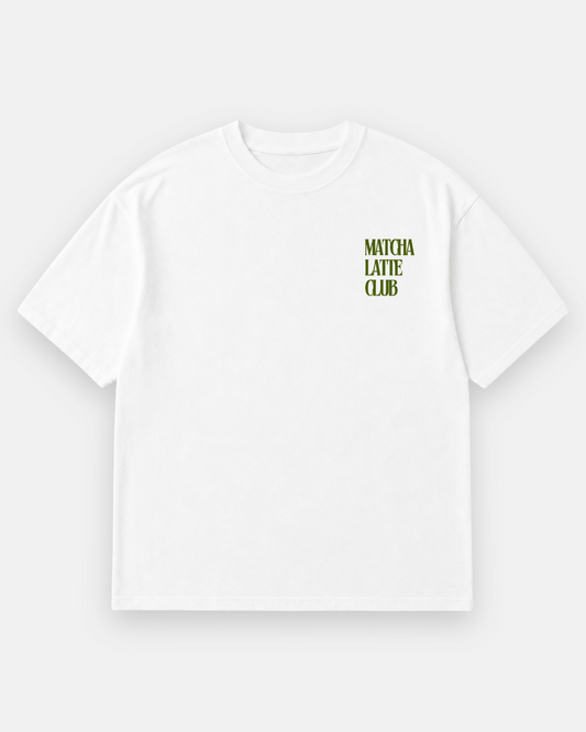 MATCHA LATTE Oversized Shirt