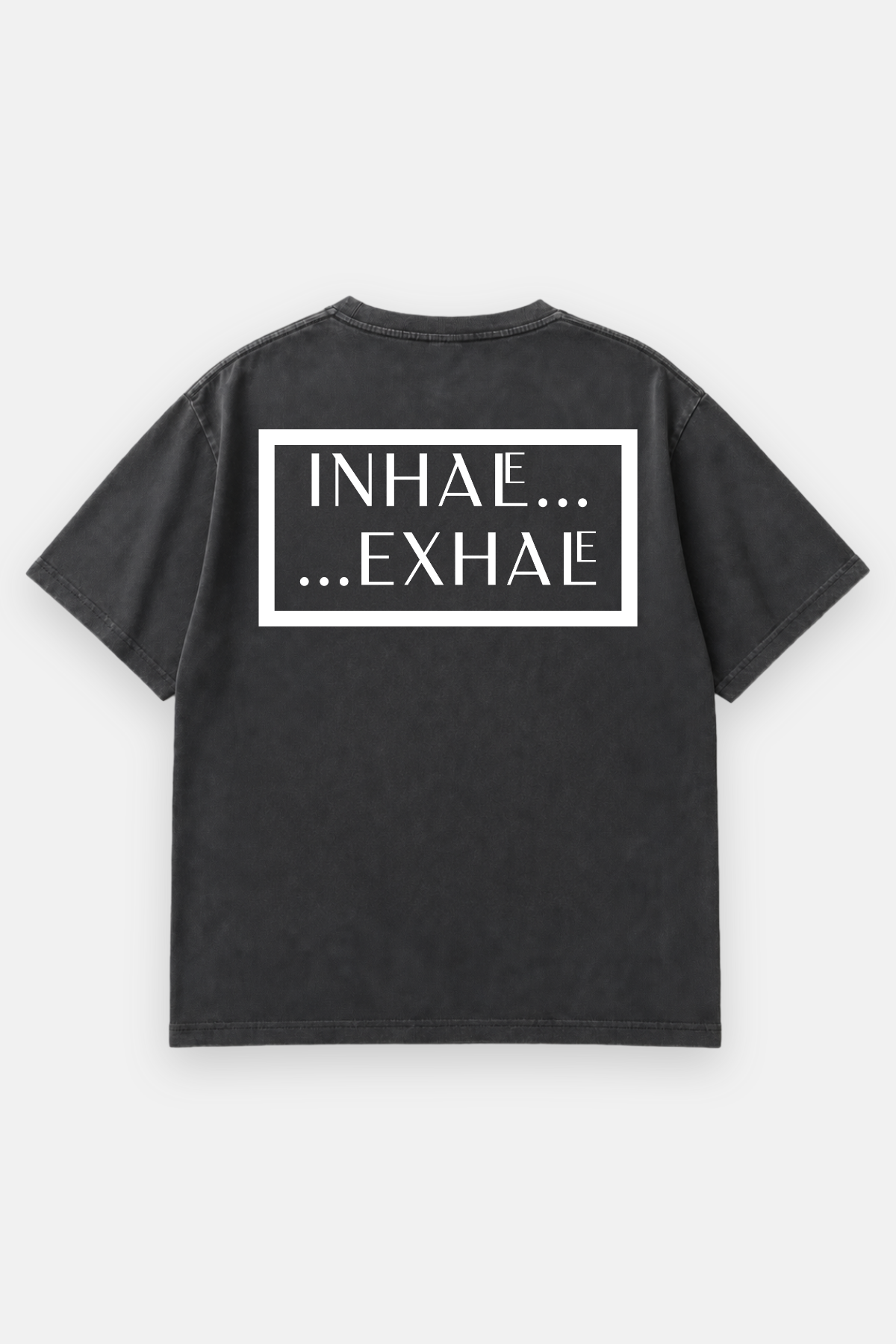 INHALE EXHALE Oversized Shirt