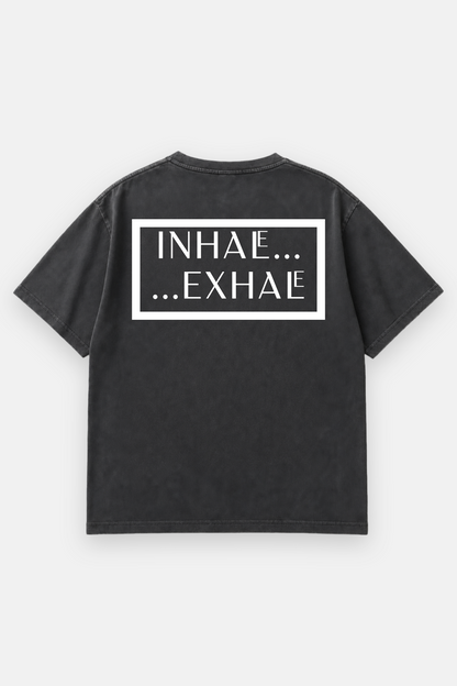 INHALE EXHALE Oversized Shirt