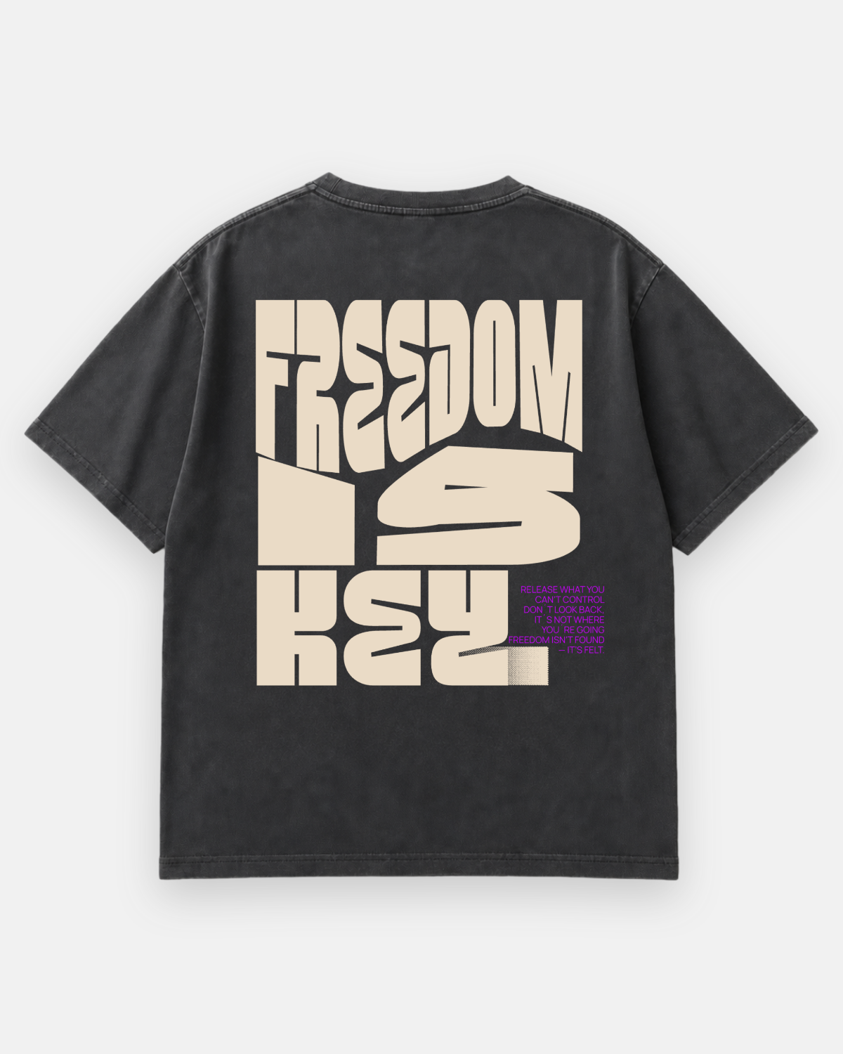 FREEDOM IS KEY Oversized Shirt