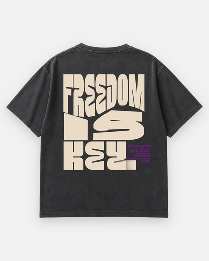 FREEDOM IS KEY Oversized Shirt