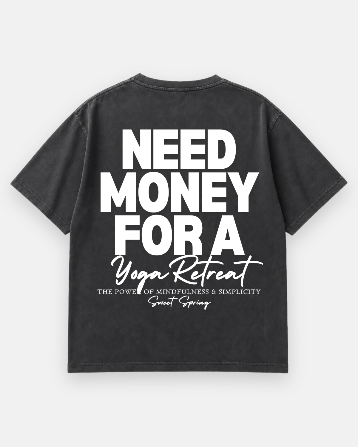 NEED MONEY Oversized Shirt