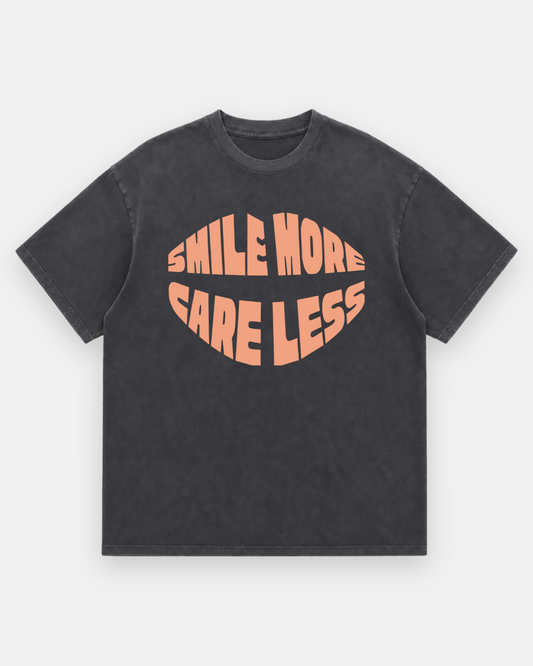 SMILE MORE Oversized Shirt
