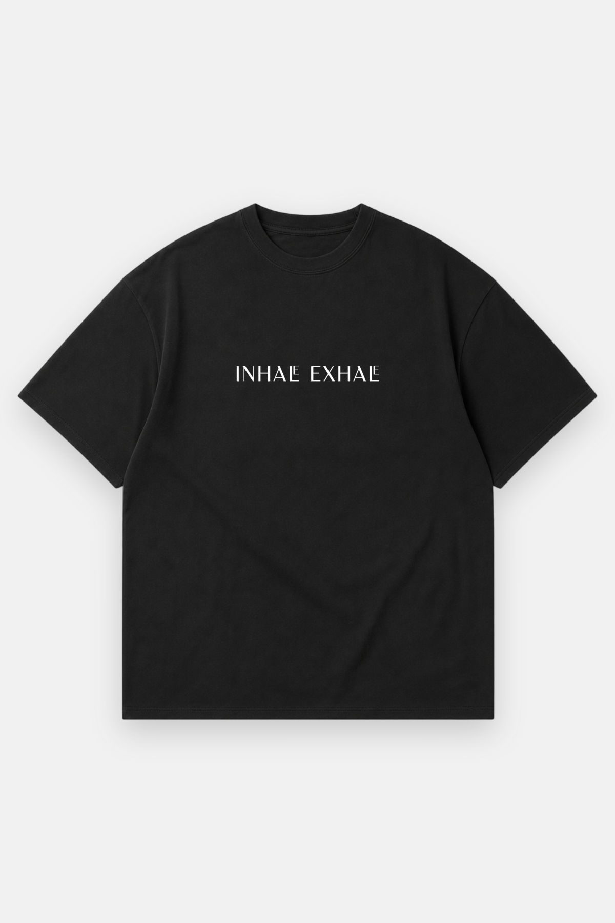 INHALE EXHALE Oversized Shirt