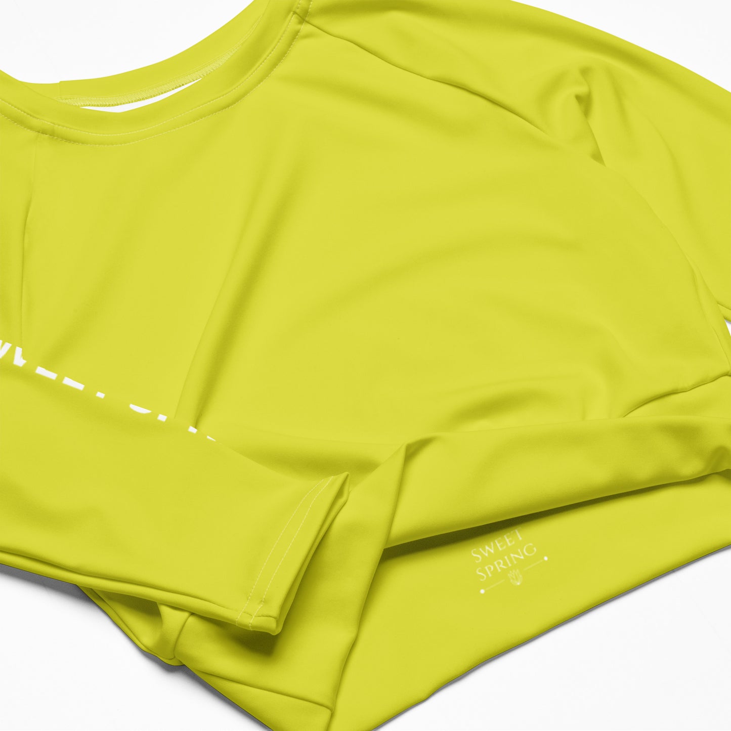 Sweet Spring Recyceltes Langarm Crop Top