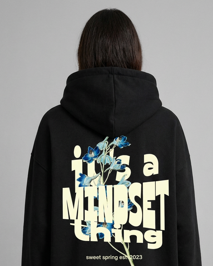 MINDSET THING Oversized Hoodie