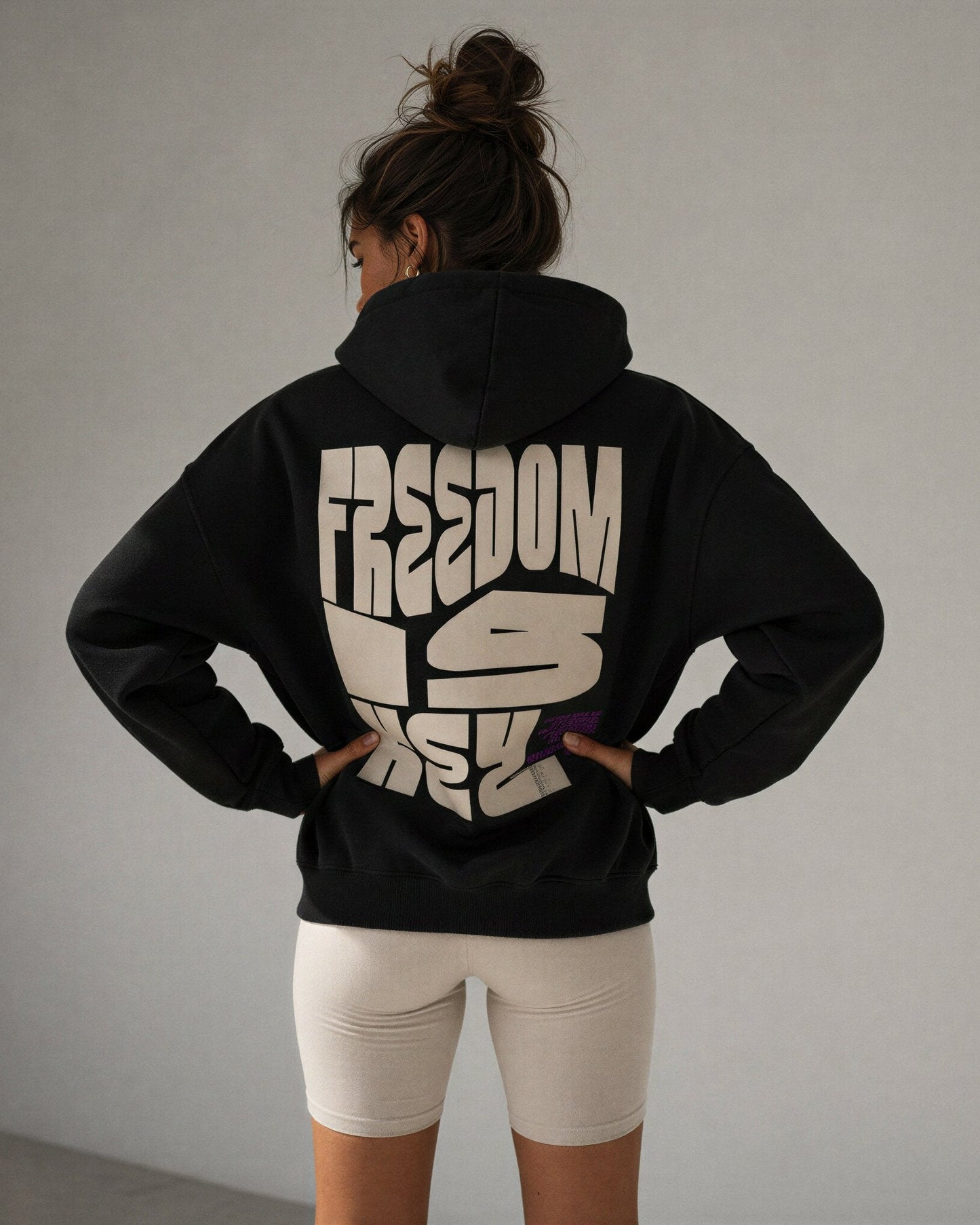 FREEDOM IS KEY Oversized Hoodie
