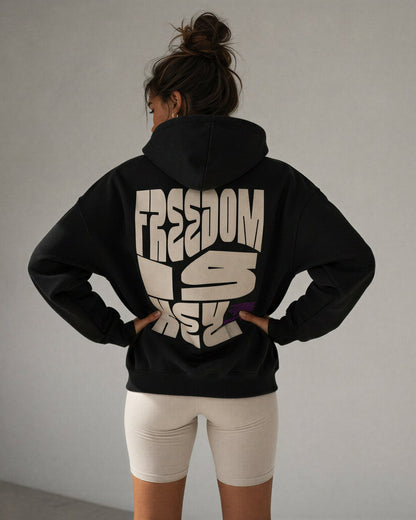 FREEDOM IS KEY Oversized Hoodie