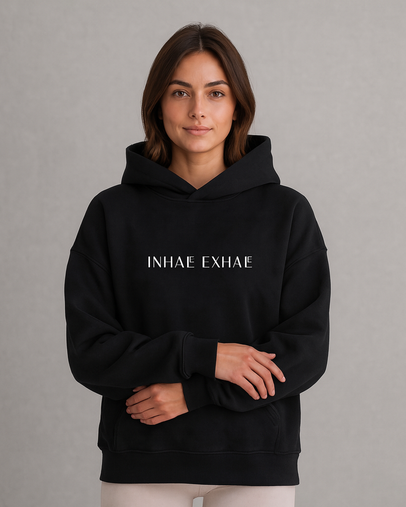 INHALE EXHALE Oversized Hoodie