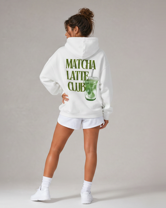 MATCHA LATTE CLUB Oversized Hoodie