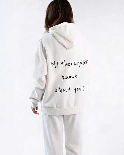 THERAPIST Oversized Hoodie