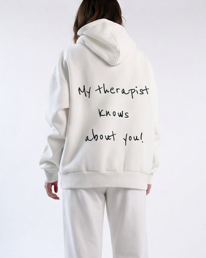 THERAPIST Oversized Hoodie