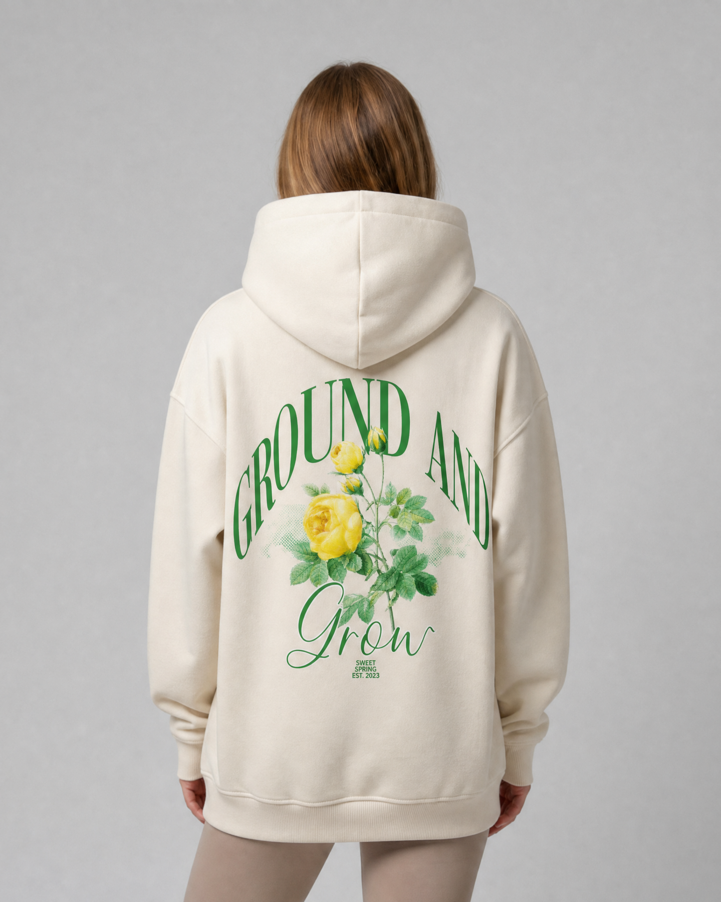 GROUND AND GROW Oversized Hoodie
