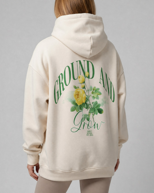 GROUND AND GROW Oversized Hoodie