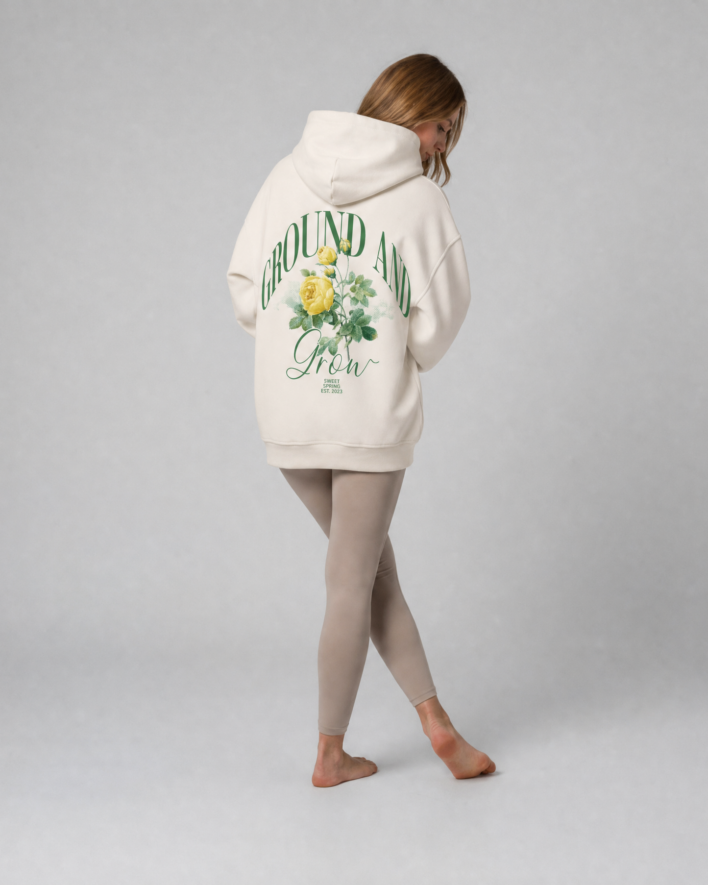 GROUND AND GROW Oversized Hoodie