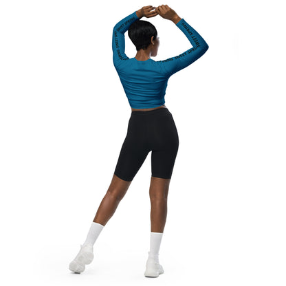 Sweet Spring Recyceltes Langarm Crop Top